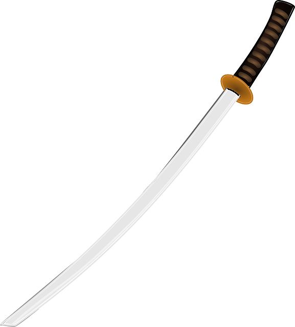 Japan samurai sword PNG image    图片编号:5520
