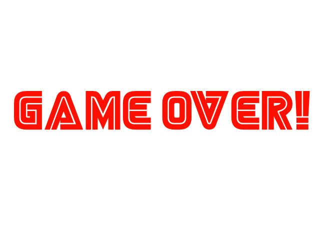 Game over PNG    图片编号:83362