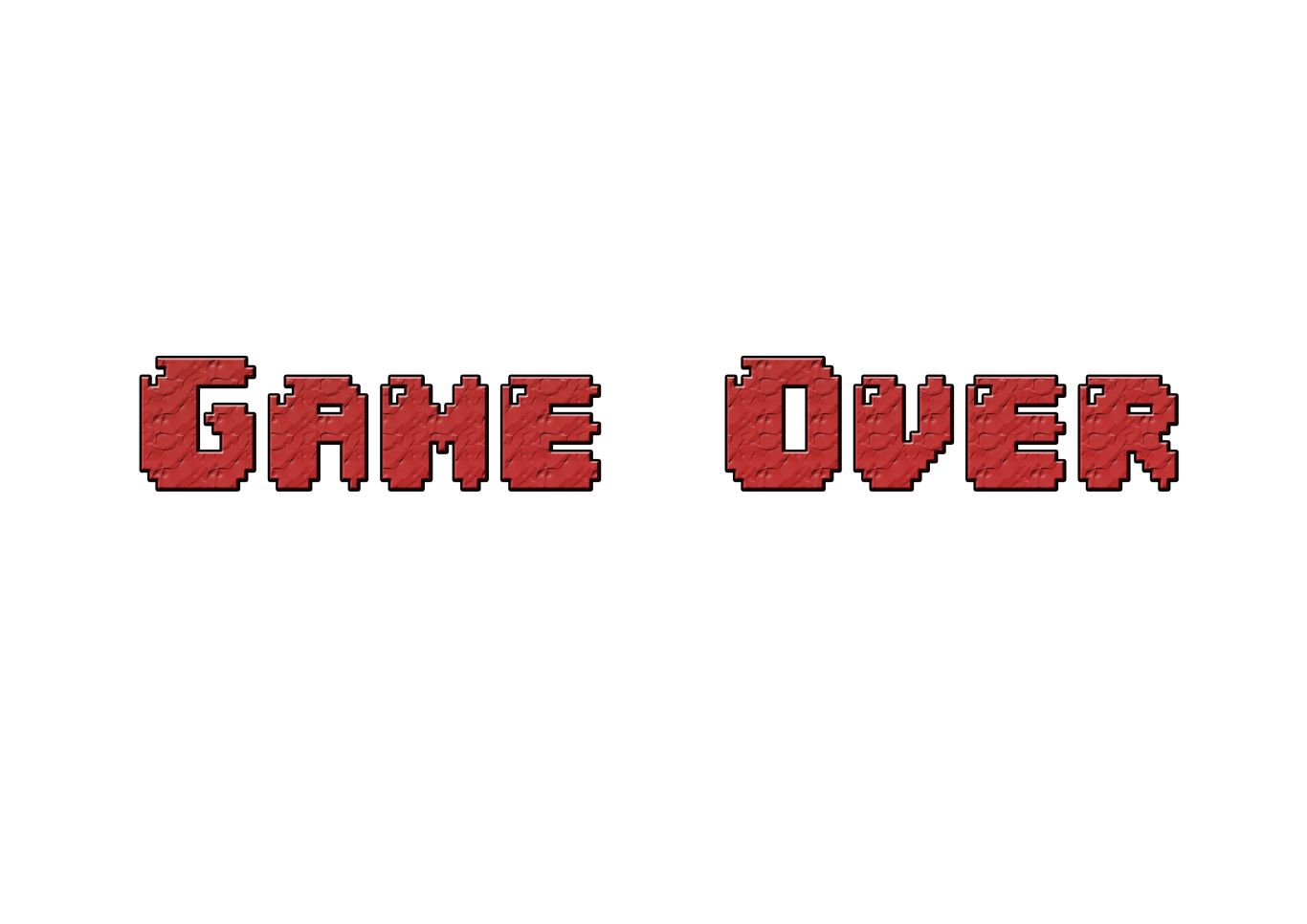 Game over PNG    图片编号:83376