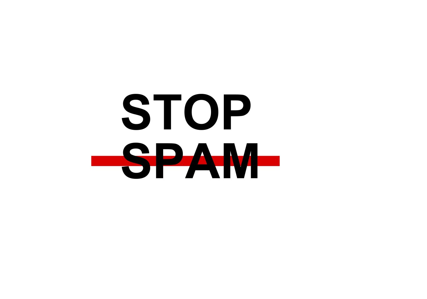 Stop spam PNG    图片编号:105824