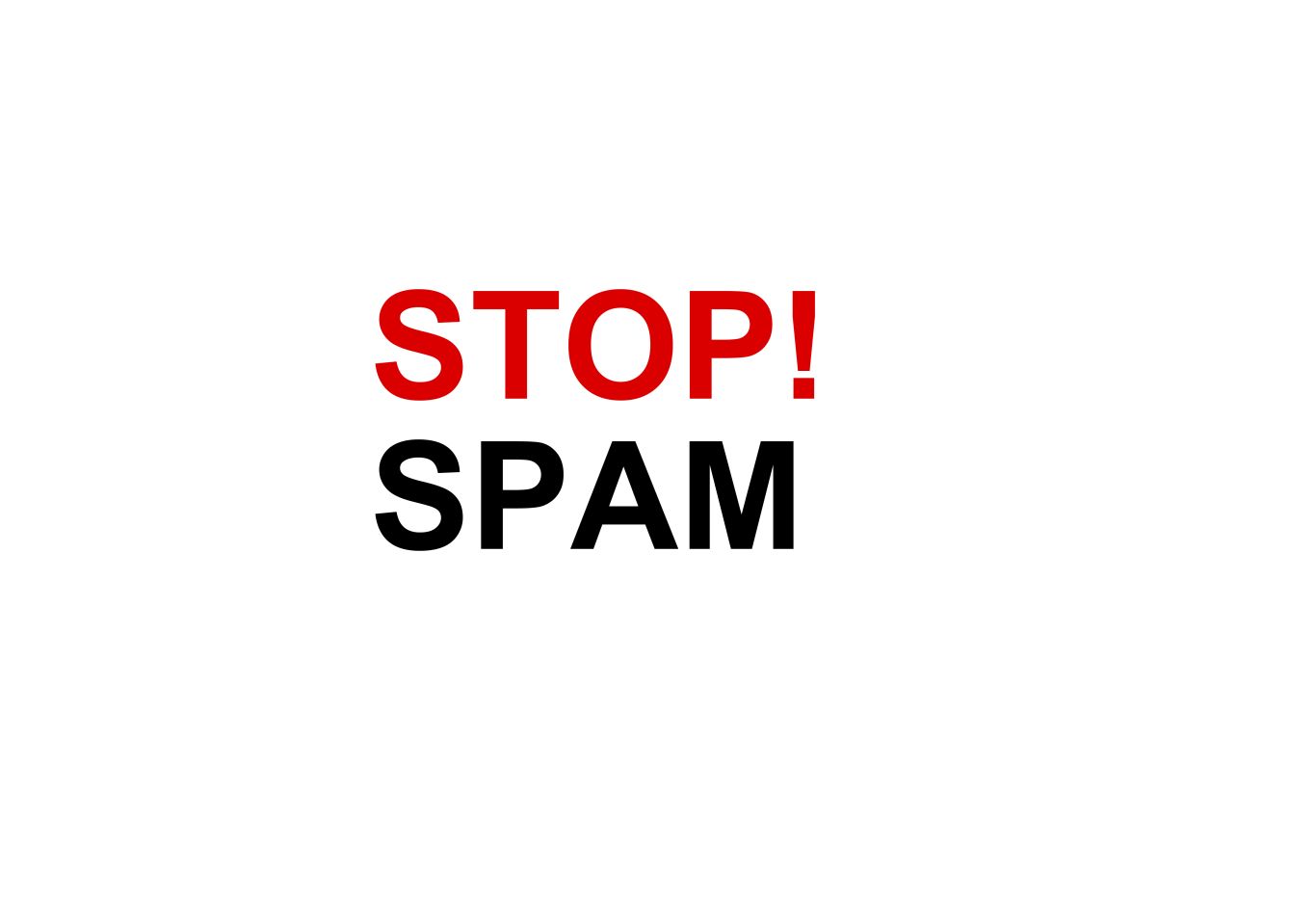 Stop spam PNG    图片编号:105827