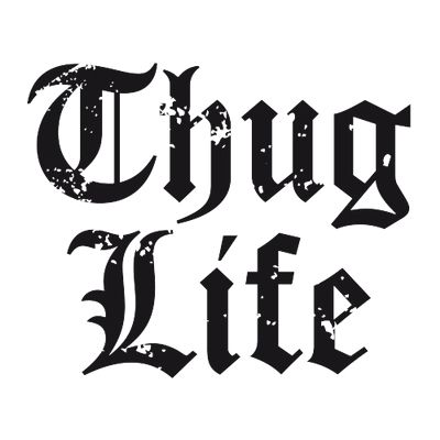 Thug life title PNG    图片编号:58216