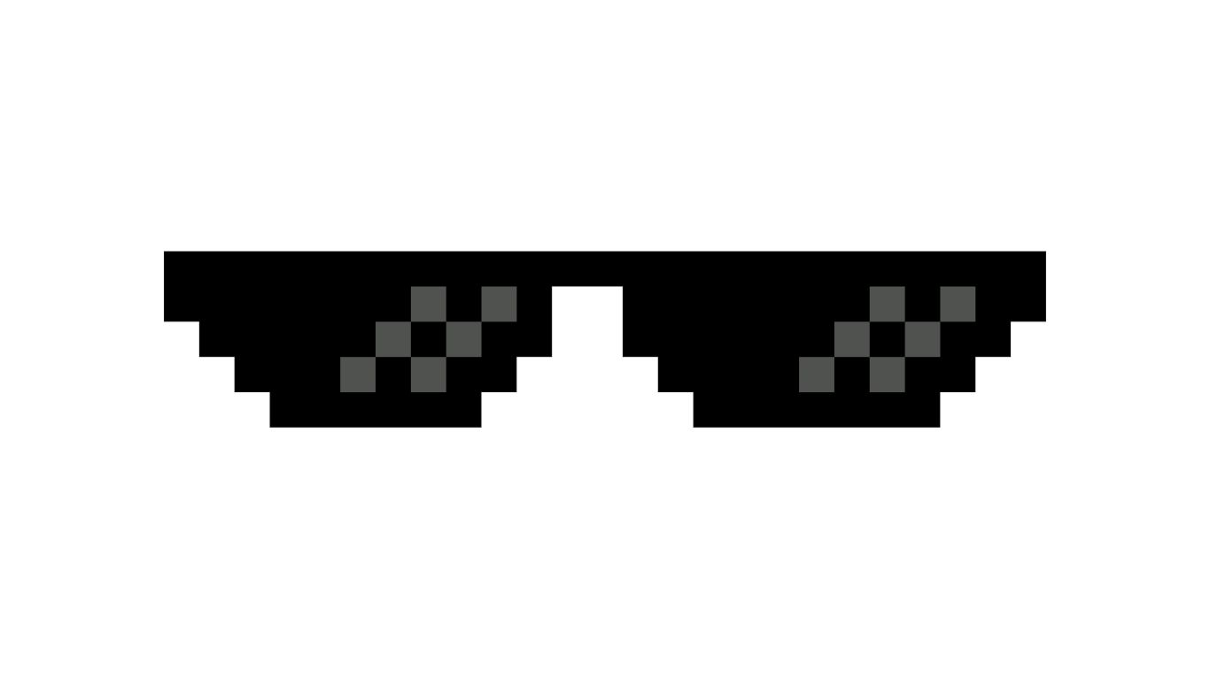 Thug life glasses PNG    图片编号:58229