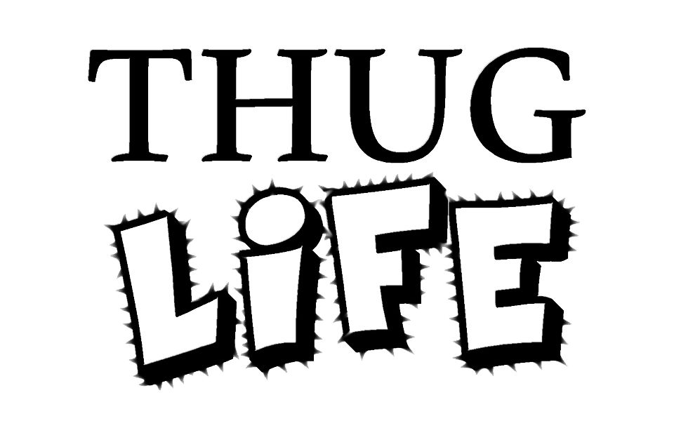 Thug life PNG    图片编号:58232