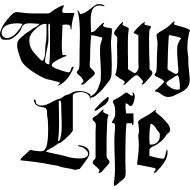 Thug life words PNG    图片编号:58235
