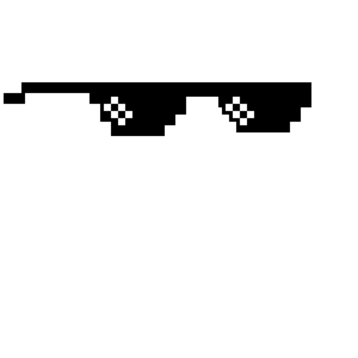 Thug life glasses PNG    图片编号:58238