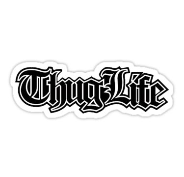 Thug life sticker PNG    图片编号:58243