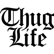 Thug life title PNG    图片编号:58244