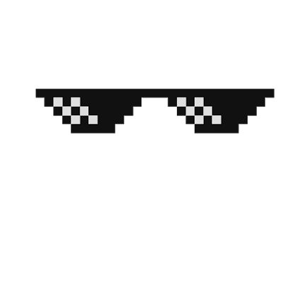 Thug life glasses PNG    图片编号:58246