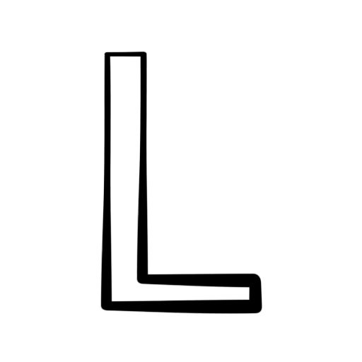 字母 L PNG透明背景免抠图元素 16图库网编号:75378