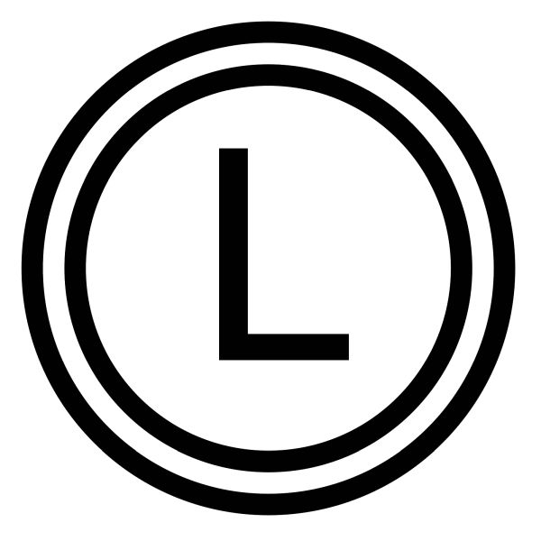 字母 L PNG免抠图透明素材 16设计网编号:75384