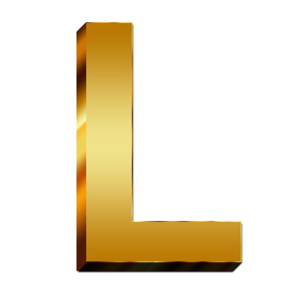 字母 L PNG免抠图透明素材 16设计网编号:75388
