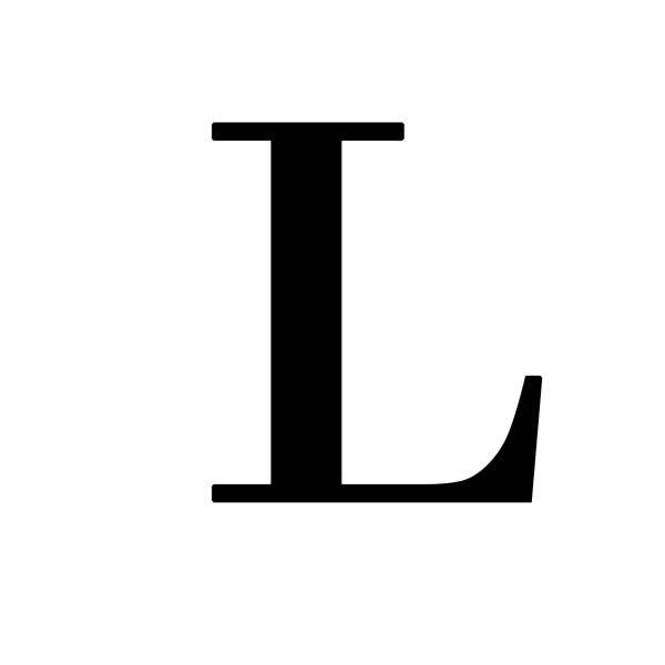 字母 L PNG免抠图透明素材 普贤居素材编号:75302