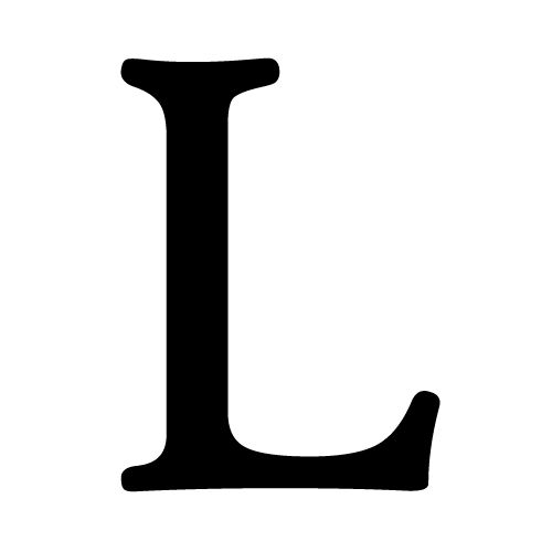字母 L PNG免抠图透明素材 16设计网编号:75325