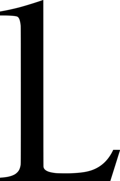 字母 L PNG透明背景免抠图元素 16图库网编号:75335