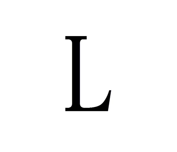 字母 L PNG免抠图透明素材 16设计网编号:75341