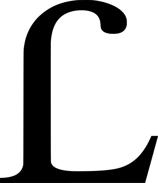 字母 L PNG免抠图透明素材 16设计网编号:75369