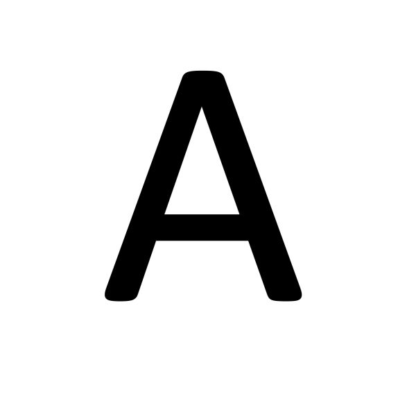 字母A PNG免抠图透明素材 16设计网编号:19867