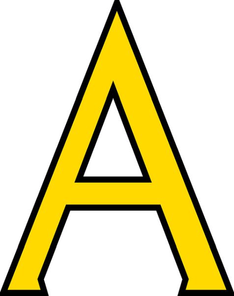 字母A PNG透明元素免抠图素材 16素材网编号:19885