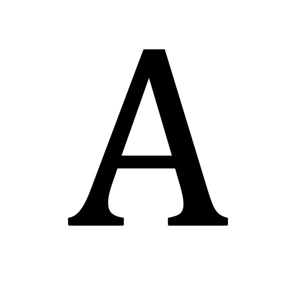 字母A PNG透明元素免抠图素材 16素材网编号:19872