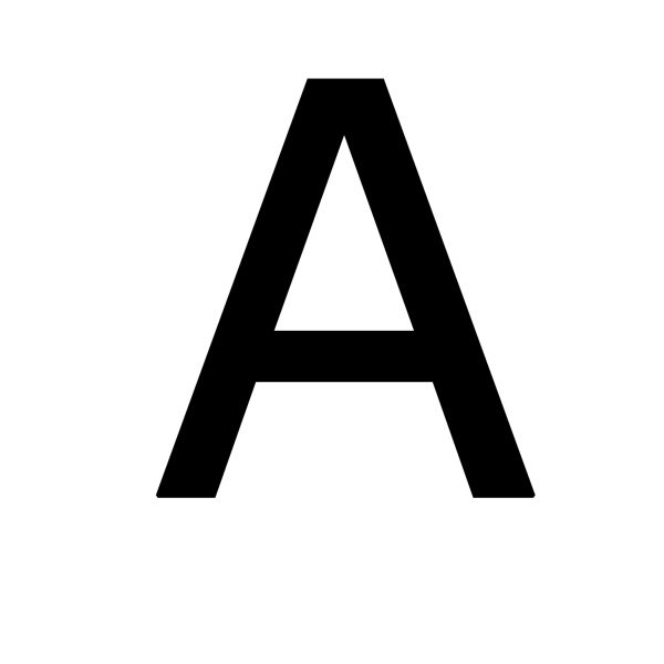 字母A PNG透明背景免抠图元素 16图库网编号:19873