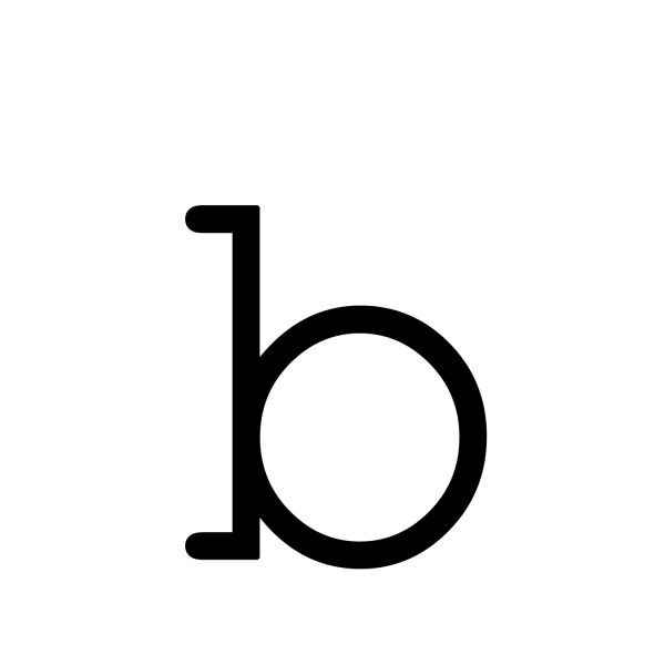 字母B PNG免抠图透明素材 普贤居素材编号:20425
