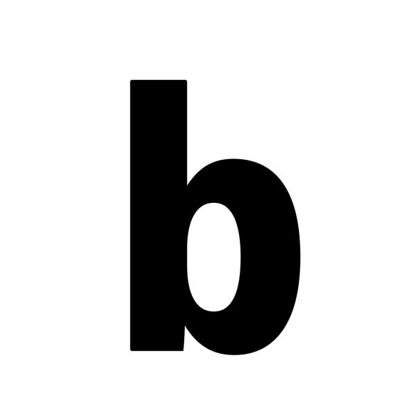 字母B PNG免抠图透明素材 16设计网编号:20427