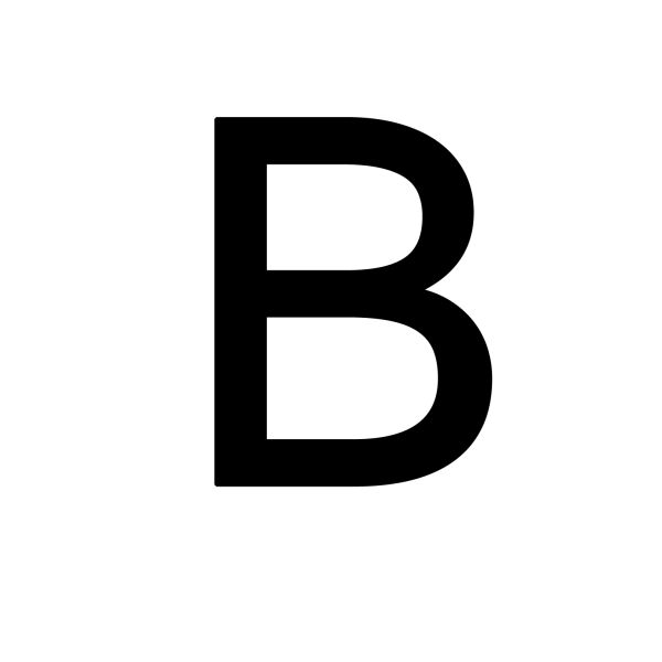 字母B PNG透明背景免抠图元素 素材中国编号:20429