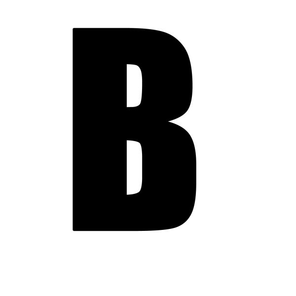 字母B PNG免抠图透明素材 普贤居素材编号:20434