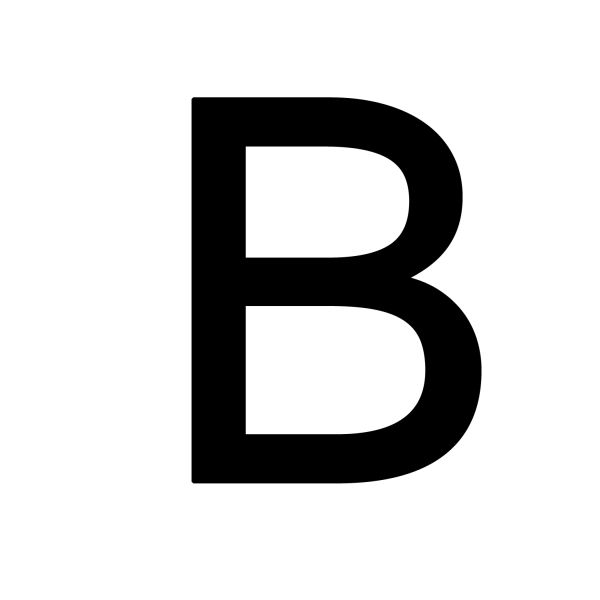 字母B PNG免抠图透明素材 素材中国编号:20435