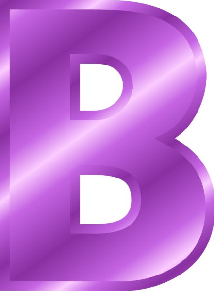 字母B PNG免抠图透明素材 16设计网编号:20393