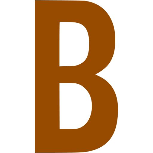 字母B PNG免抠图透明素材 16设计网编号:20442
