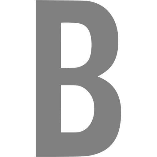字母B PNG透明背景免抠图元素 16图库网编号:20443