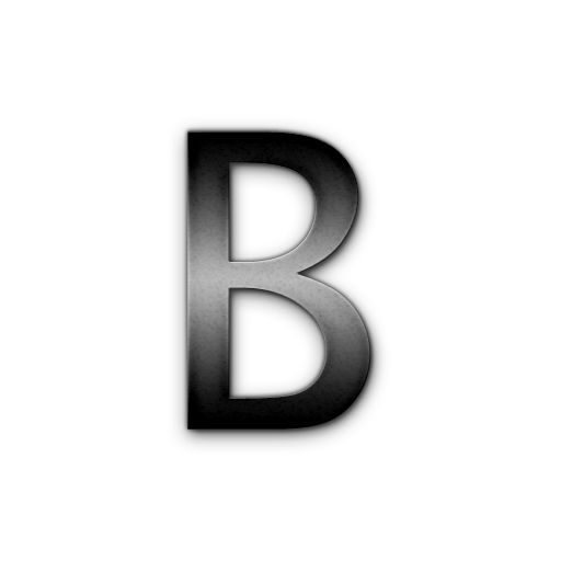 字母B PNG免抠图透明素材 素材天下编号:20449