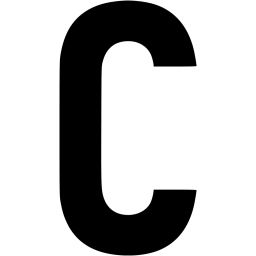 字母C PNG透明背景免抠图元素 16图库网编号:32998