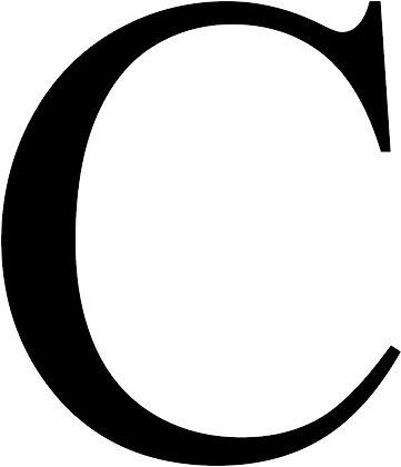 字母C PNG透明背景免抠图元素 素材中国编号:32895