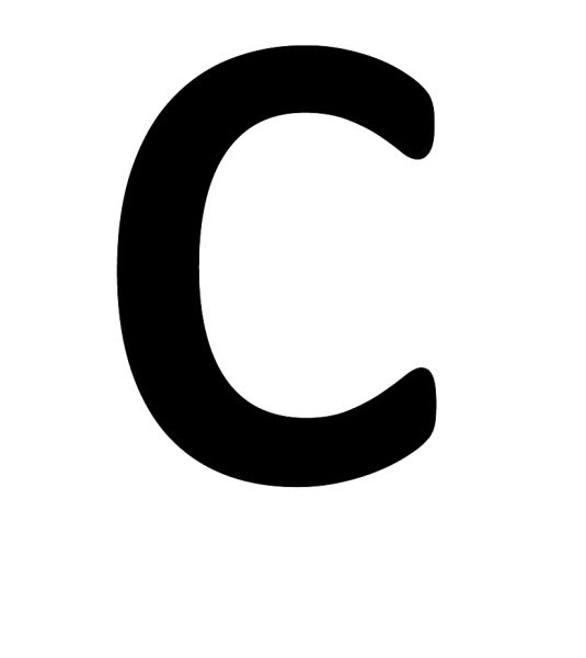字母C PNG免抠图透明素材 16设计网编号:32914