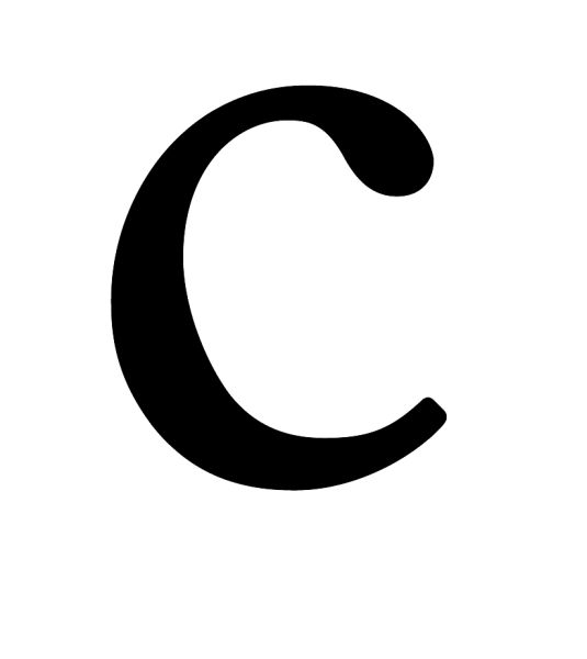 字母C PNG透明背景免抠图元素 16图库网编号:32918