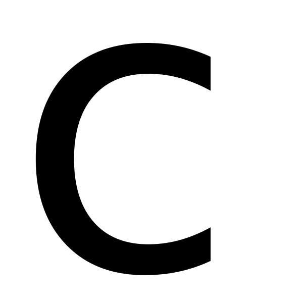 字母C PNG免抠图透明素材 素材天下编号:32919
