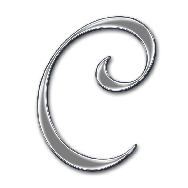 字母C PNG免抠图透明素材 16设计网编号:32926