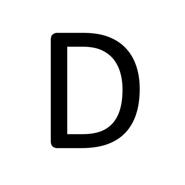 字母 D PNG免抠图透明素材 16设计网编号:34024