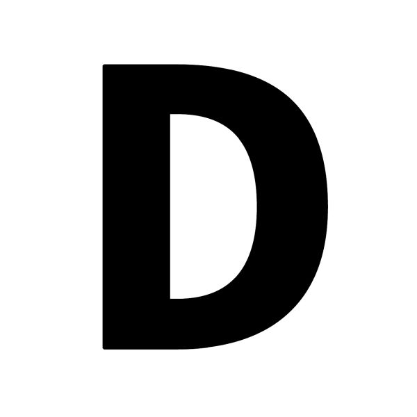 字母 D PNG透明背景免抠图元素 素材中国编号:34026