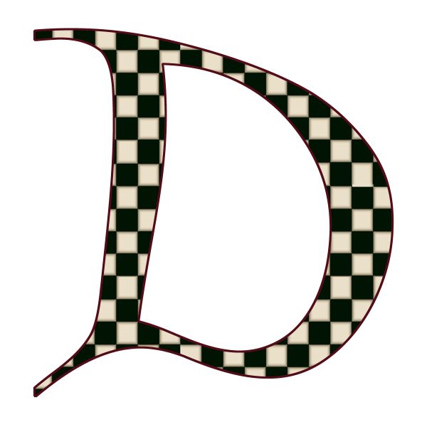 字母 D PNG透明背景免抠图元素 16图库网编号:34043