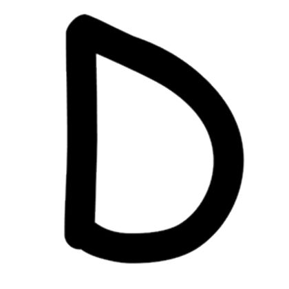字母 D PNG透明背景免抠图元素 16图库网编号:34044