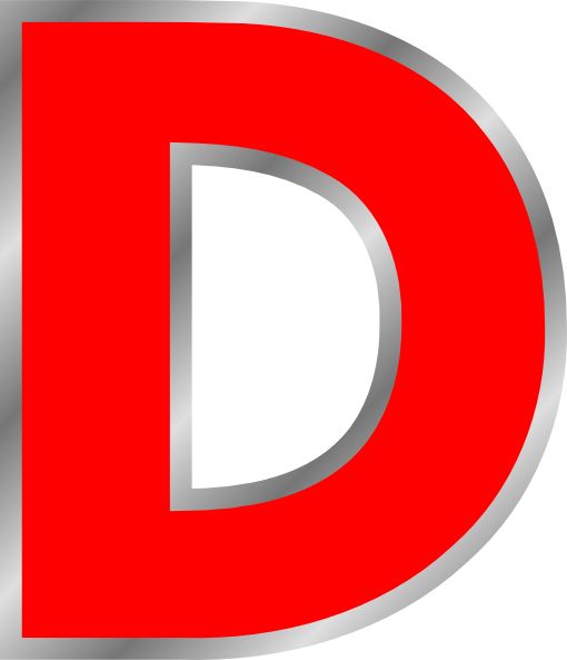 字母 D PNG免抠图透明素材 16设计网编号:34047
