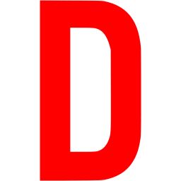 字母 D PNG免抠图透明素材 16设计网编号:34057