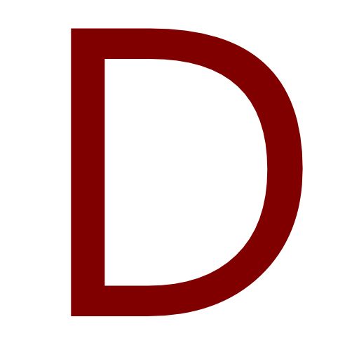 字母 D PNG免抠图透明素材 普贤居素材编号:34065