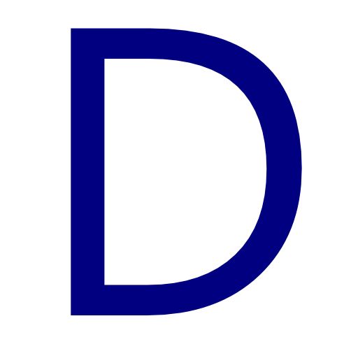 字母 D PNG透明背景免抠图元素 素材中国编号:34081