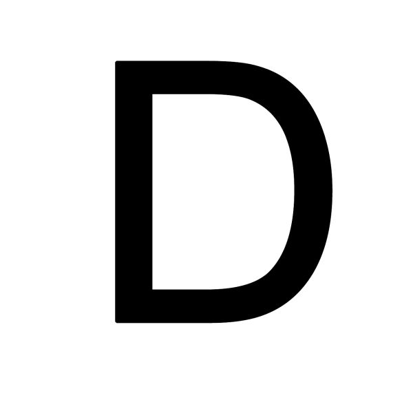 字母 D PNG免抠图透明素材 16设计网编号:34013