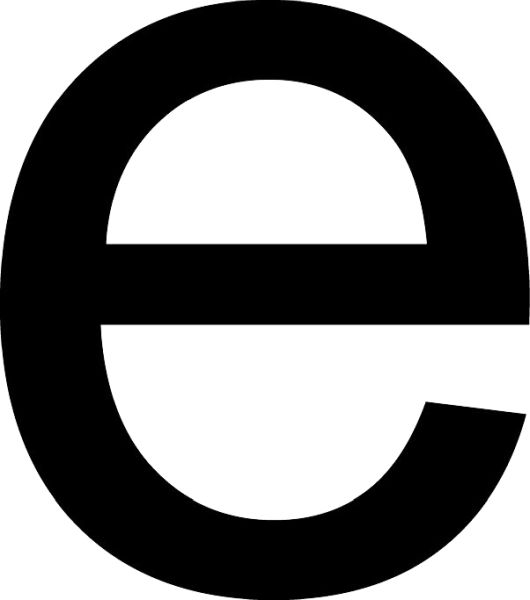 字母E PNG免抠图透明素材 16设计网编号:64341